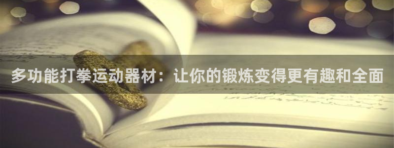 NG大舞台官网下载招商:多功能打拳运动器材:让你的锻炼变得更
